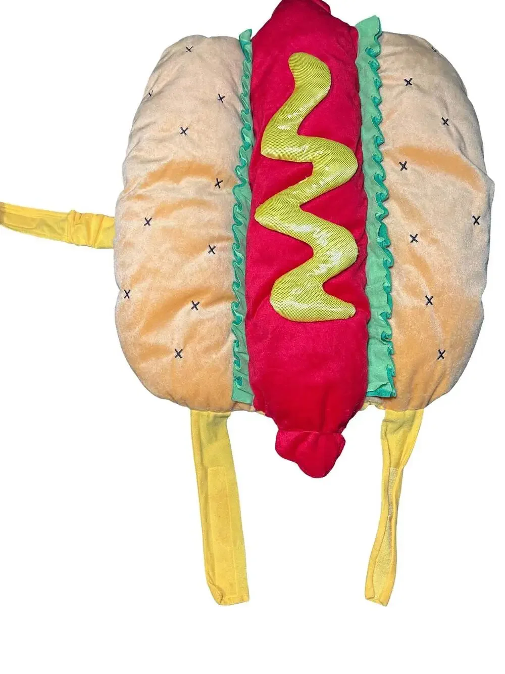 Thrills Collection Hot Dog Plush Throw Pillow Novelty Food Cushion Soft Decor